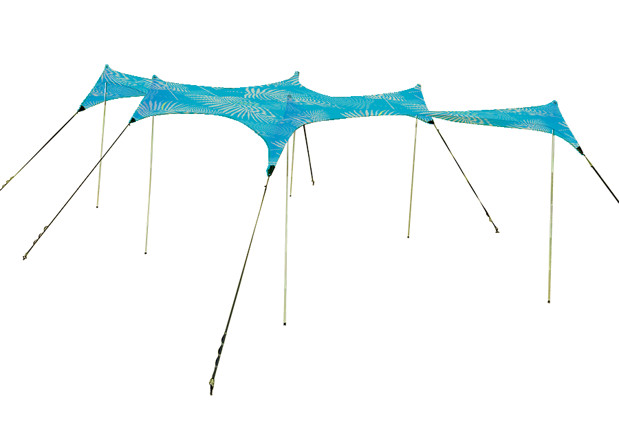 Neso Party Tent - Aqua Fronds USED