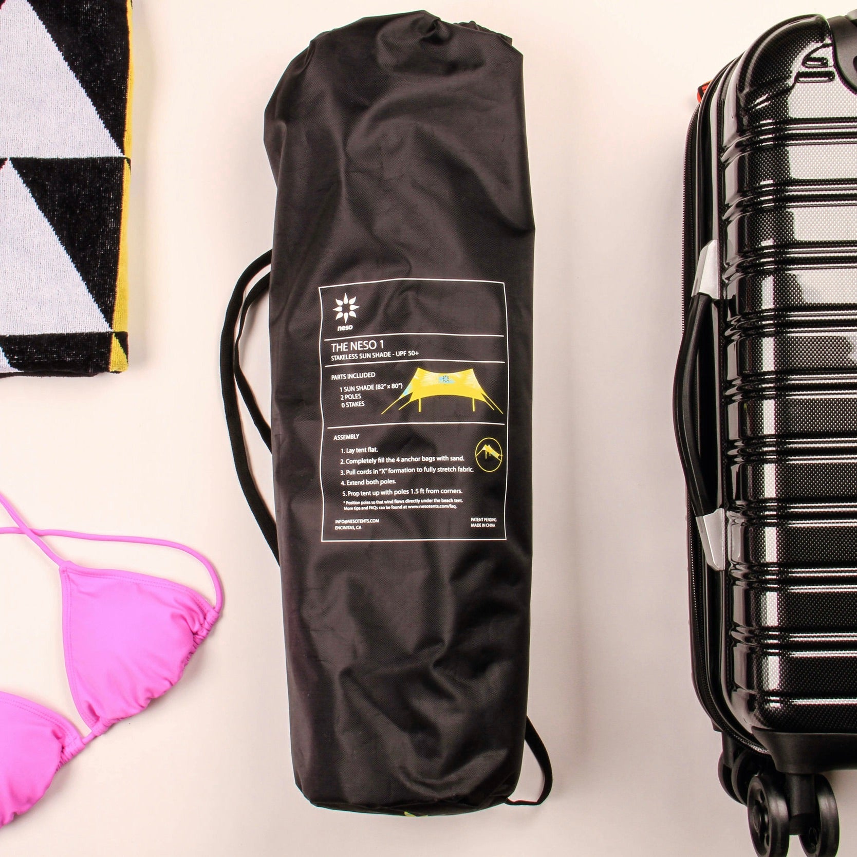 One-pound backpack becomes a bivy tent in 30 seconds