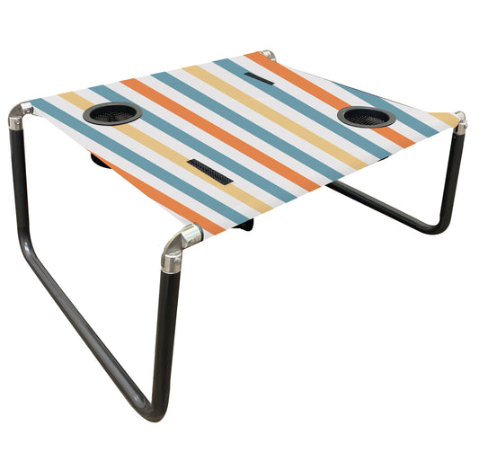 Neso Beach Table - Vintage Stripes USED